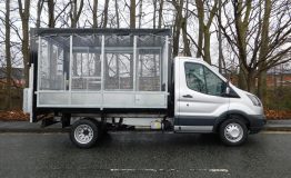 Fully galvanised mesh cage
