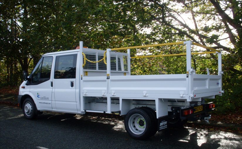 3.5t Tipper with Working at Height rails